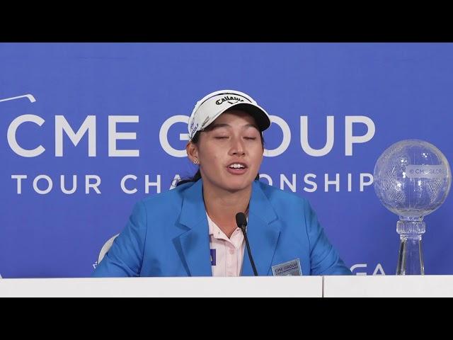 2024 CME Group Tour Champion Jeeno Thitikul joins us after her win