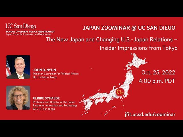 The New Japan and Changing U.S.-Japan Relations – Insider Impressions from Tokyo