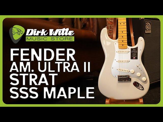 Dirk Witte | Fender American Ultra II Stratocaster SSS Avalanche White Maple Fingerboard