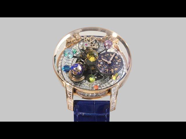 The Jacob & Co. Astronomia Solar Baguette Jewelry - Planets - Zodiac - Rose Gold