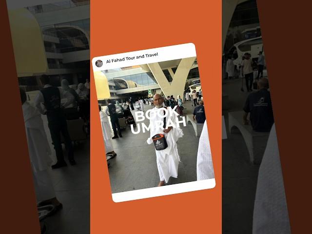BOOK YOUR UMRAH TODAY WITH AL FAHAD TOUR AND TRAVEL #ALFAHADTOURANDTRAVEL #UMRAHHAJJ2025 #umrahtour