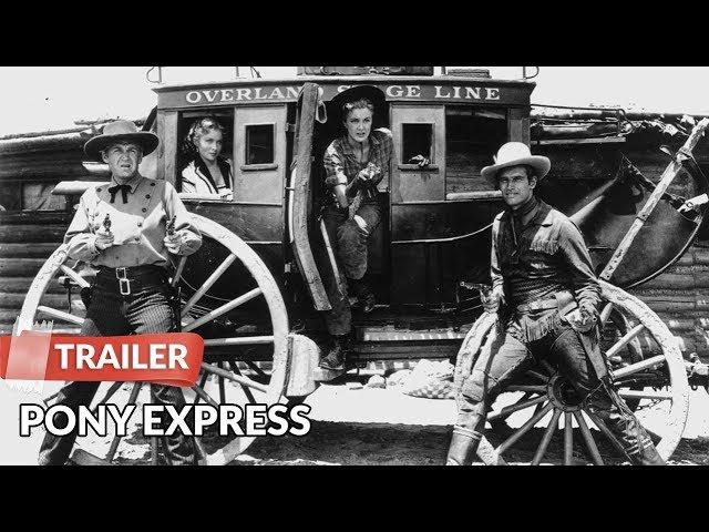 Pony Express (1953) Trailer | Charlton Heston | Rhonda Fleming