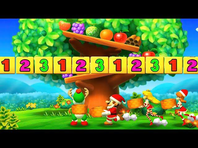 Mario Party The Top 100 - All Minigames with Reindeer Yoshi