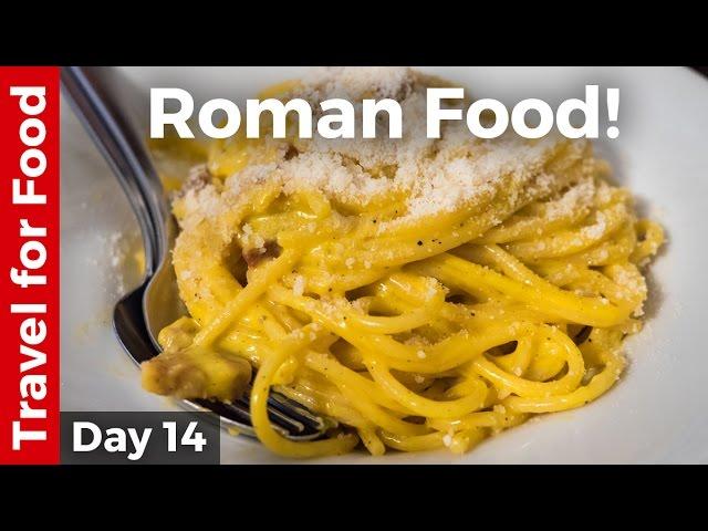 Italian Food - AMAZING ROMAN FOOD and Attractions in Rome, Italy!