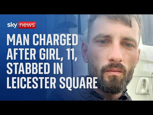 BREAKING: Man charged with attempted murder of girl in London's Leicester Square