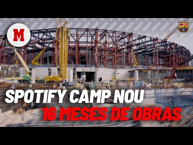 Así ha ido cambiando el aspecto del Spotify Camp Nou en 16 meses de obras I MARCA