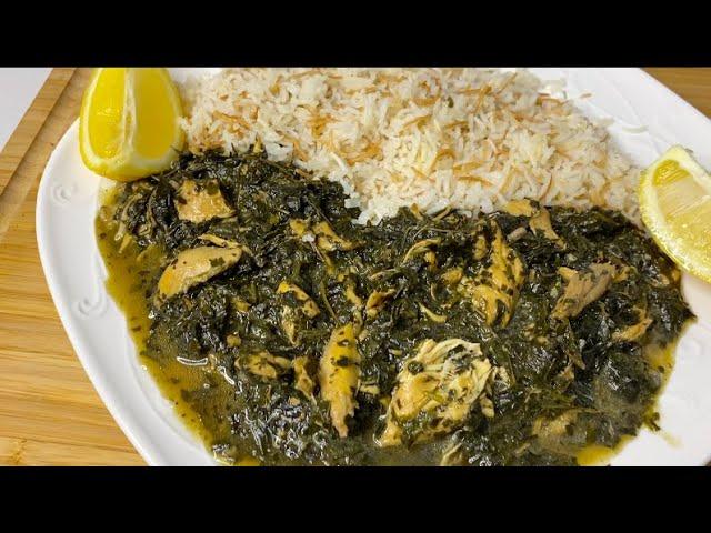 How to Make Lebanese Molokhia with chicken | الملوخية اللبنانية بالدجاج