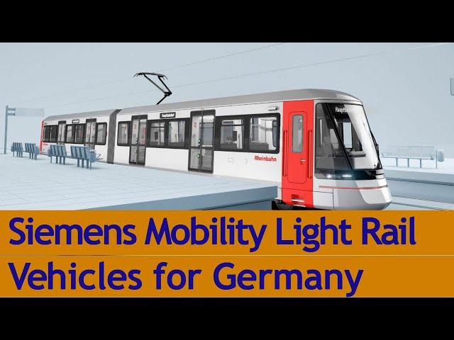 Siemens Mobility to Deliver 109 Light Rail Vehicles for Düsseldorf & Duisburg