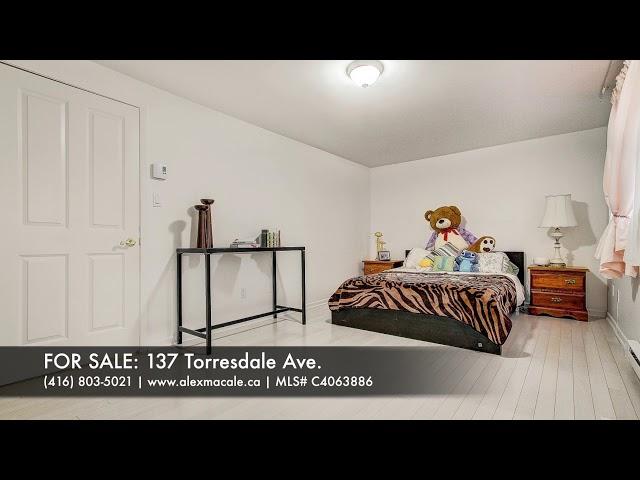 137 Torresdale Ave., North York, ON.