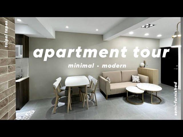 My Apartment Tour | Minimal & Modern (Taipei, Taiwan)