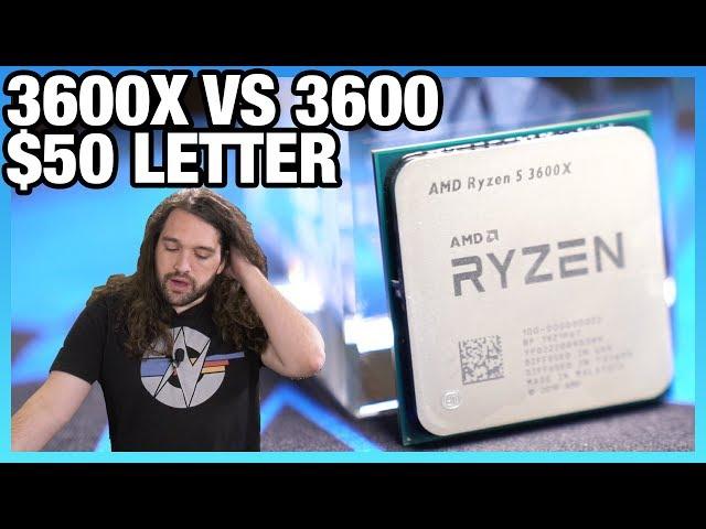 AMD Ryzen 5 3600X Review vs. R5 3600: $50 for a Letter