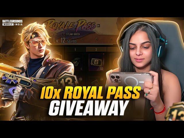 RUSHHH GAMEPLAY IS BACK | 10x RP GIVEAWAY | BGMI LIVE #bgmi #shortsfeed