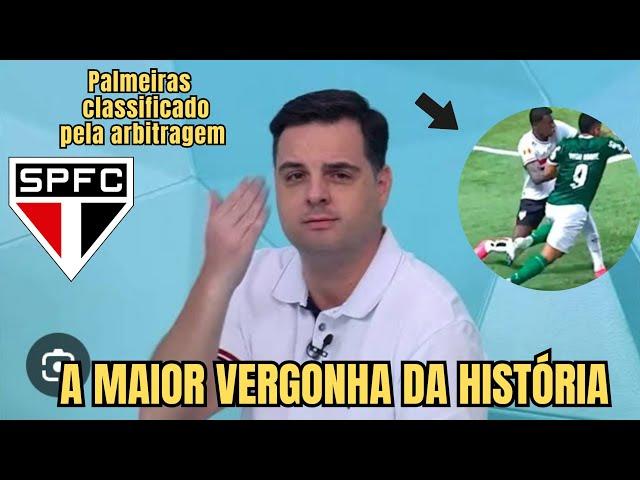  EXCLUSIVO  A MAIOR VERGONHA DA HISTÓRIA DO PAULISTÃO! PALMEIRAS CLASSIFICADO PELA ARBITRAGEM