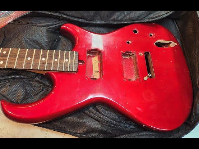 Restoring a mid 80s Aria Pro II Guitar (Part 1)