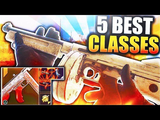 5 BEST CLASS SETUPS You NEED in COD WW2 Multiplayer! BEST Class Setups to DOMINATE Call of Duty WW2!