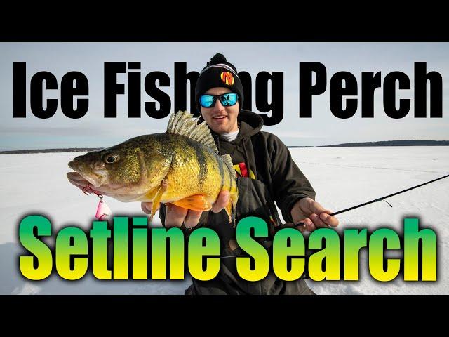 Ice Fishing Perch — Setline Search Tactics