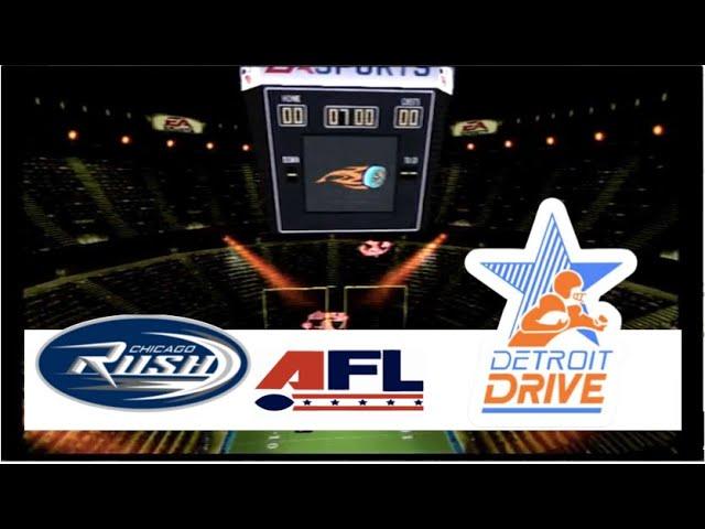 AFL REDUX 2007 Season Week 12 - Chicago Rush (6-5) @ Detroit Drive (4-7)