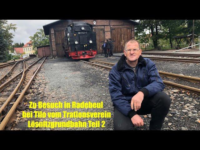 Jens im Einsatz 3.10.2024 Zu Besuch in Radebeul bei Tilo vom Traditionsverein Lößnitzgrundbahn Teil2