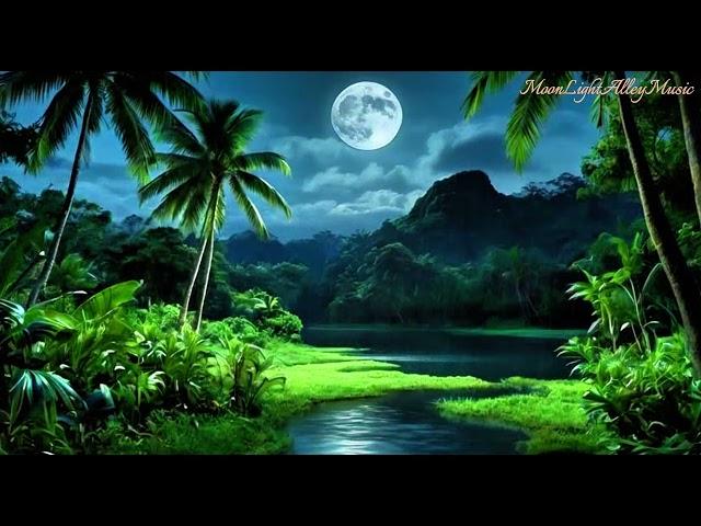 The Soothing Sounds of Moonlight Relaxing Rain Piano Music