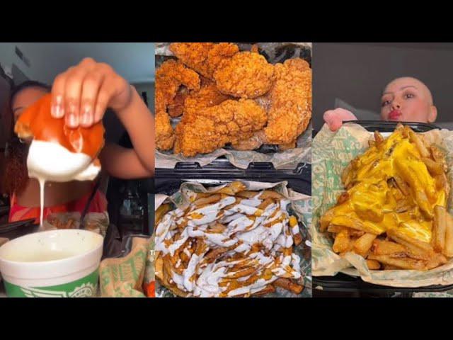 best wingstop mukbangs on tiktok that i love watching