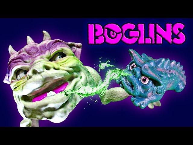 ACTION SPITTING BOGLINS - A MENACE TO BOGMANITY