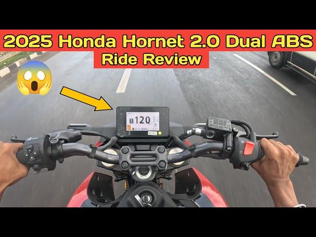 2025 Honda Hornet 2.0 T.F.F Display Ride Review || Top Speed Check || New Update ||Performance Test