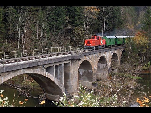 Feistritztalbahn FtB VL 12 von Birkfeld nach Rosegg und retour am 24. 10. 2024