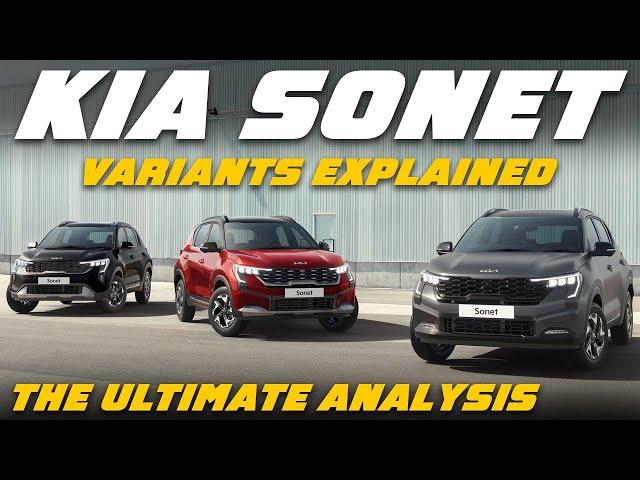 2024 Sonet Facelift Petrol Variants Explained | HTE, HTK, HTK+, HTX, HTX+, GTX+, X Line | May