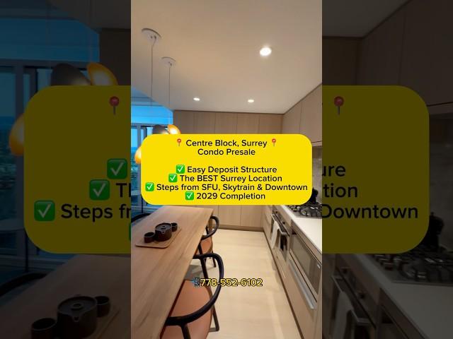 2029 Completion Condo Presale Located at Surrey’s Centre Block! #surrey #centreblock #presale