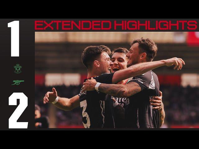 TIERNEY SCORES ON FAREWELL APPEARANCE ️ | EXTENDED HIGHLIGHTS | Southampton 1-2 Arsenal | EPL