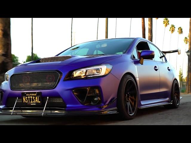 3M Satin Mystique Blue | Subaru STI Wrapped By Premium Auto Styling