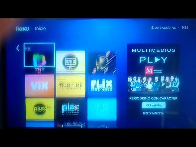 Canales ocultos en Roku TV.