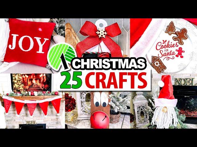 25 *BEST* Holiday CRAFTS! (Beginner friendly) Dollar Tree Christmas 2024