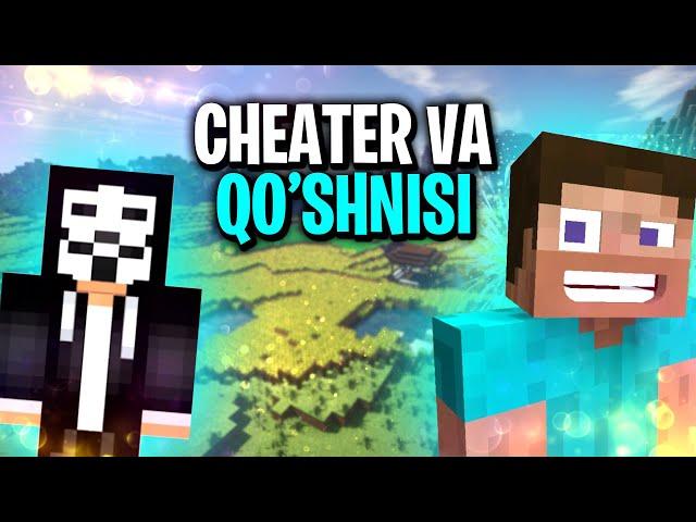 MINECRAFT / KULGULI VIDEO / ICHI QORA CHEATER VA QO'SHNISI / UZBEKCHA PRIKOL