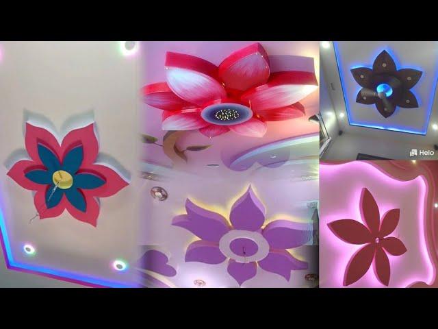 Top 10 latest flowers design pop false ceiling | pvc pop ceiling design