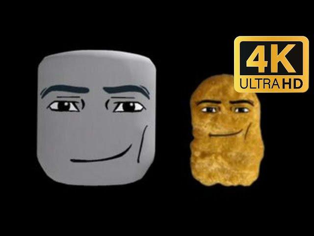 everyday im shufflin' 4K 60FPS  (chicken nugget and man face)