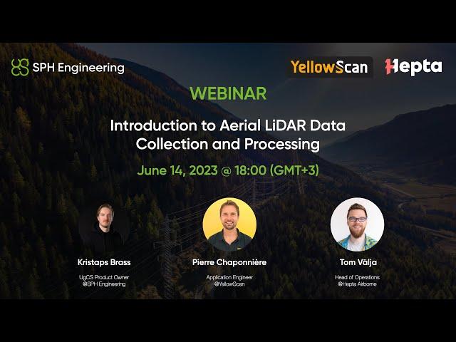 Webinar | Introduction To Aerial LiDAR Data Collection And Processing