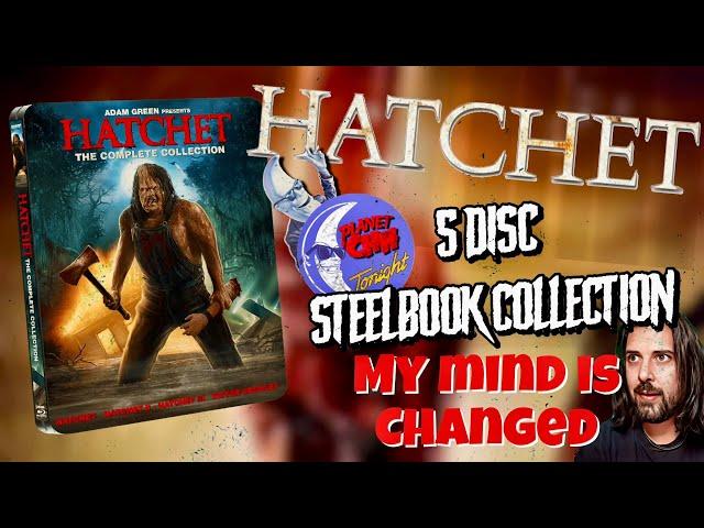 The HATCHET 5 Disc Blu Ray Steelbook Collection Suprised Me | Planet CHH