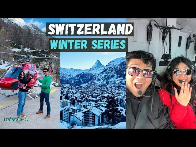 How To Plan Switzerland In Winter  | Flying Over Matterhorn Mountain In Zermatt, Switzerland