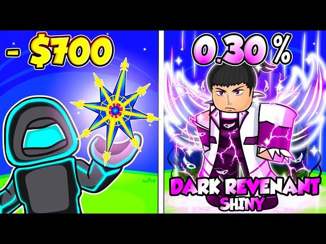 Spending 350 Wishes To Obtain The Shiny Dark Sovereign In Roblox Anime Defenders