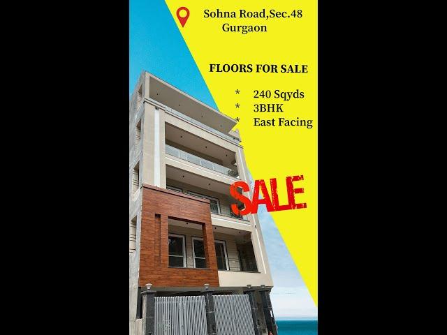 240 sqyd Floor For Sale | Vipul World ,Sector-48 gurgaon#gurgaon #gurgaonfloors #property #sale