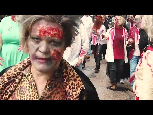 Zombie Crawl Eureka Springs 2023  And Intrigue Theater's Paranormal Experiments.