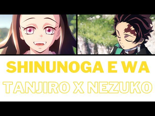 Tanjiro x Nezuko(Akari Kito) - Shinunoga E Wa (AI COVER) (LYRICS)