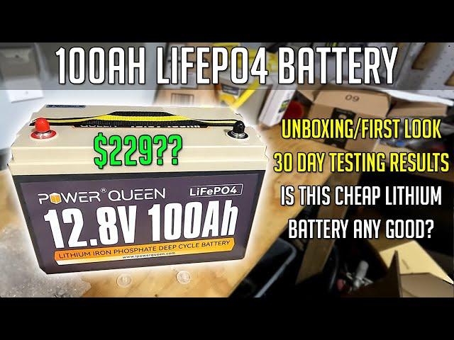 Power Queen 12V 100Ah LiFePO4 Lithium Battery | Boat RV Off Grid Review