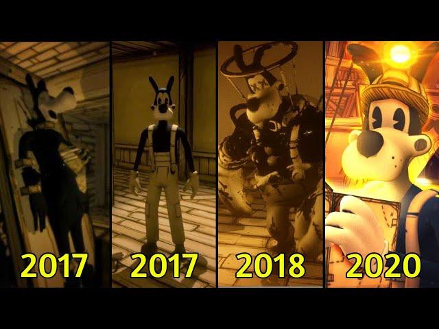 Evolution of Boris and Tom in Bendy Games (2017~2021)