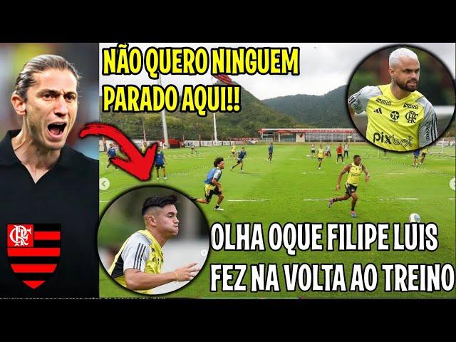 IMPRESSIONANTE! OLHA OQUE FILIPE LUIS FEZ NA VOLTA AOS TREINO DO FLAMENGO "FOCO TOTAL NO FLUMINENSE"