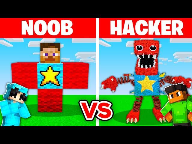 NOOB vs HACKER: I Cheated In a BOXY BOO Build Challenge!