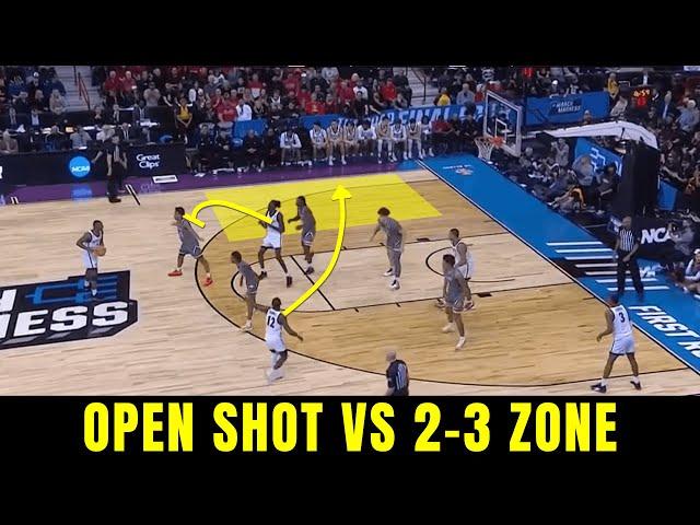 How to beat a 2-3 zone defense