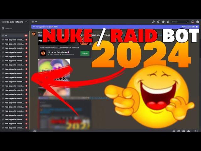  How to NUKE a Discord server EASY and FAST - PiV Bot #pivdomina