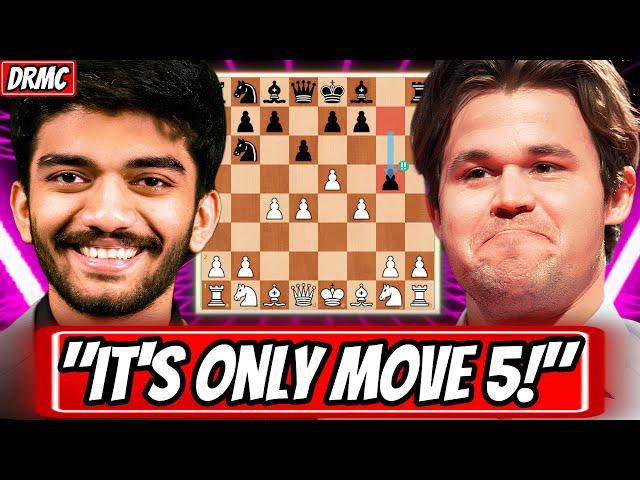 Magnus Carlsen SHOCKS Gukesh D w/ INSANE Alekhine's Opening! (Magnus = GOAT!) || Magnus Vs Gukesh!